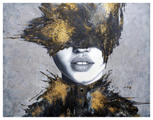 Įkelti vaizdą į galeriją , Paveikslo "BLACK SWAN 2" reprodukcija ant drobės