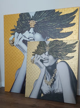 Įkelti vaizdą į galeriją , Paveikslo "Mergina Su Plunksnomis" reprodukcija