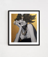 Įkelti vaizdą į galeriją , Paveikslo "Mergina Su Plunksnomis" popierinis printas