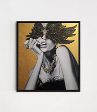 Įkelti vaizdą į galeriją , Paveikslo "Mergina Su Plunksnomis" popierinis printas
