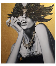 Įkelti vaizdą į galeriją , Paveikslo "Mergina Su Plunksnomis" reprodukcija