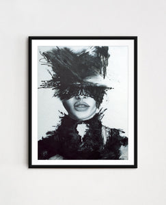 Paveikslo "BLACK SWAN" popierinis printas